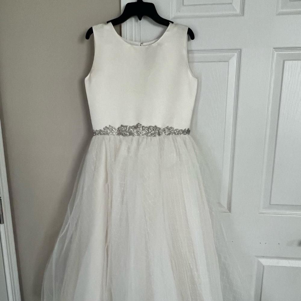 Size 14, brand new, flower girl dress.